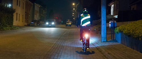 meilleur gilet lumineux réfléchissant lampe running vélo cycliste