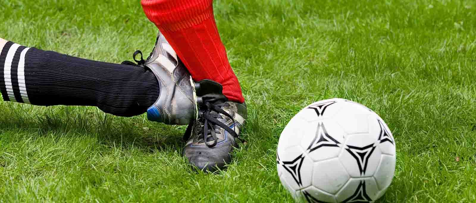 Maintien fixation protège tibia football compression