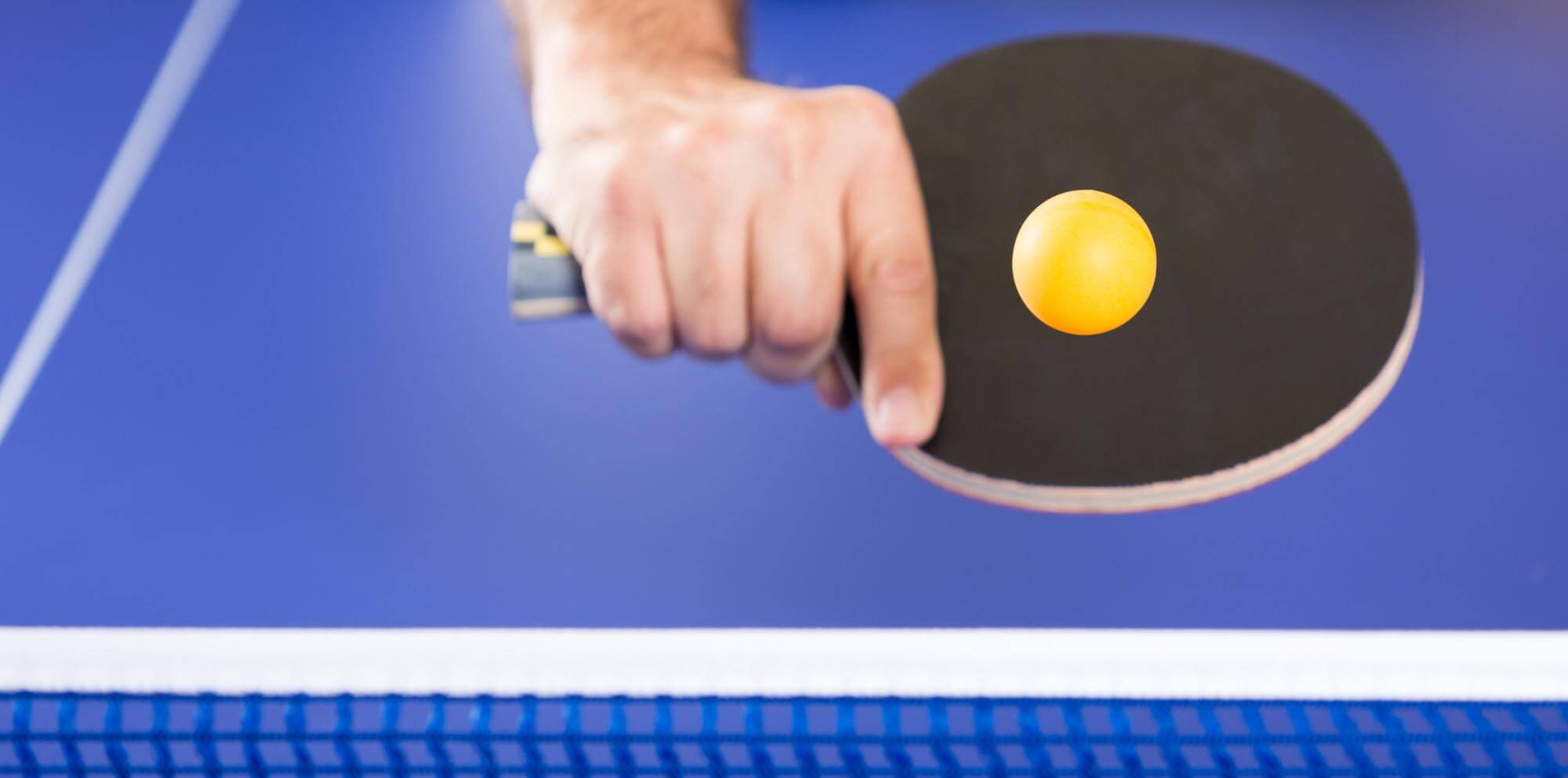 DREAMADE Mini Table de Ping-Pong Pliable et Portable avec 2 Raquettes et 2  Balles pour Enfant et Adulte, Table Camping avec Poignée pour Tennis de  Table Intérieur et Extérieur, 152 x 76